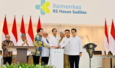 Presiden Jokowi Resmikan Gedung Pelayanan Kesehatan Ibu dan Anak di RSHS Bandung