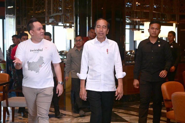 Presiden Jokowi Tinjau Progres Hotel Nusantara di IKN