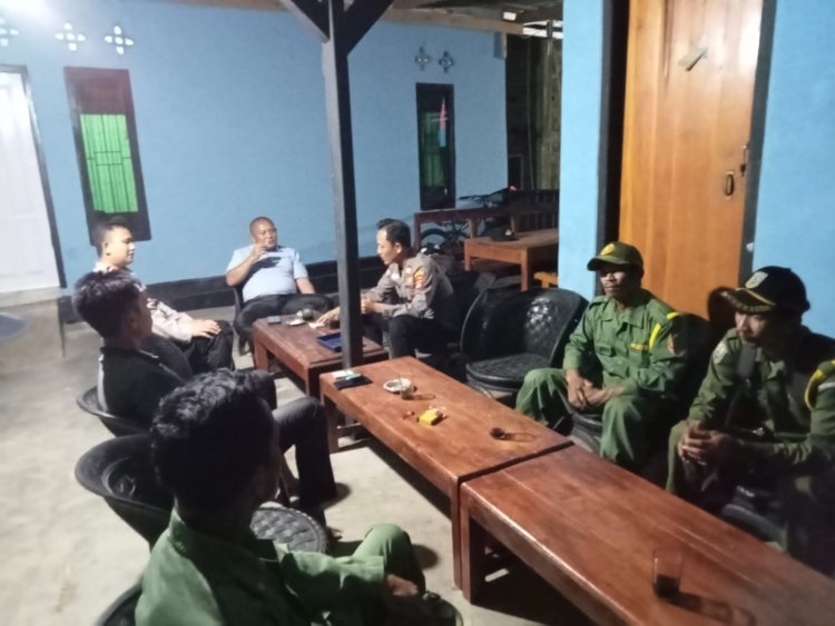 Edukasi Kamtibmas, Satbinmas Polres Way Kanan Gunakan Mobil Penyuluhan di Pos Kamling