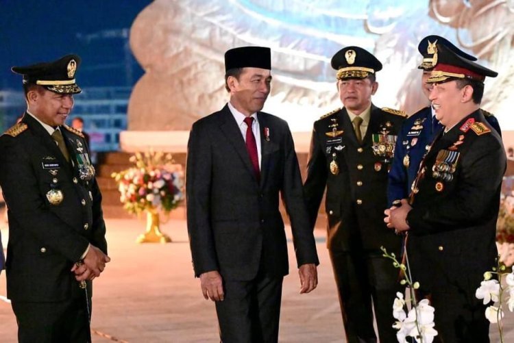 Presiden Jokowi Pimpin Apel Kehormatan dan Renungan Suci di Taman Kusuma Bangsa IKN