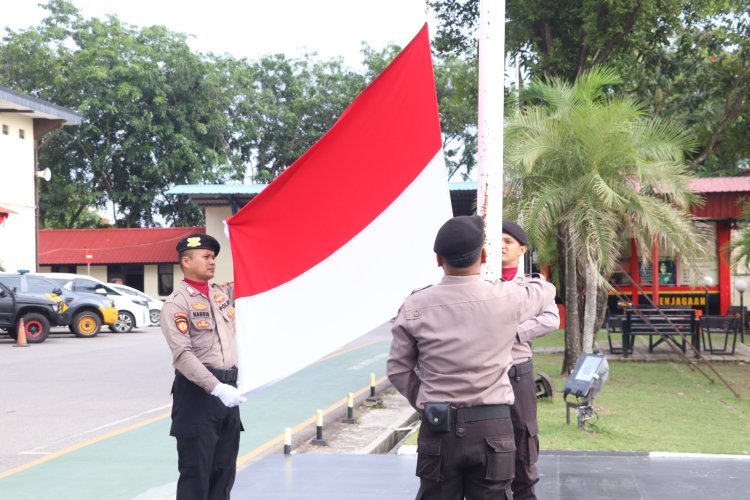 Polresta Barelang Gelar Upacara Peringatan Kemerdekaan RI Ke -79 Tahun 2024 Dengan Penuh Khidmat