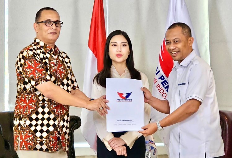 Kasmarni - Bagus Santoso, Terima  B1-KWK dari Partai Perindo pada Pilkada Kabupaten Bengkalis