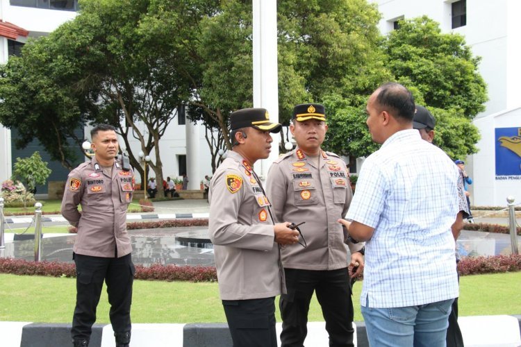 Apel Persiapan Pengamanan Aksi Unjuk Rasa oleh Perhimpunan Mahasiwa Katolik Republik Indonesia (PMKRI)