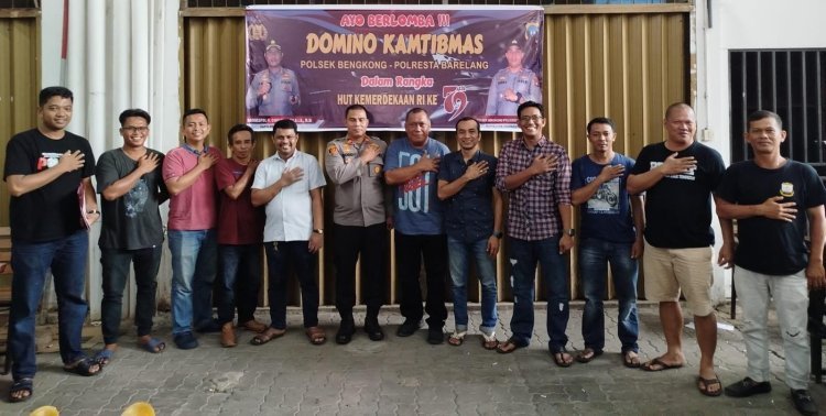 Semarak HUT ke-79 RI, Polsek Bengkong dan Pordi Batam Gelar Lomba Domino Kamtibmas Bertabur Hadiah