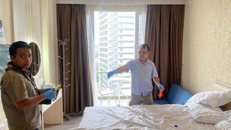 Polsek Lubuk Baja dan Inafis Polresta Barelang Selidiki Kematian di Apartemen Lubuk Baja