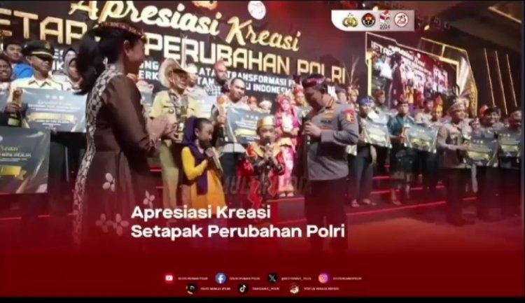 Kapolri Hadiri Acara Apresiasi Kreasi Setapak Perubahan Polri di Jakarta