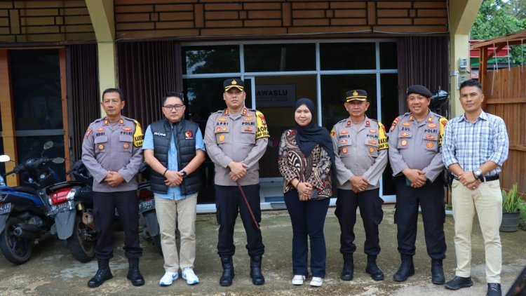 Kapolres Lingga Bangun Sinergitas dan Silaturahmi dengan KPU dan Bawaslu menjelang Pilkada 2024