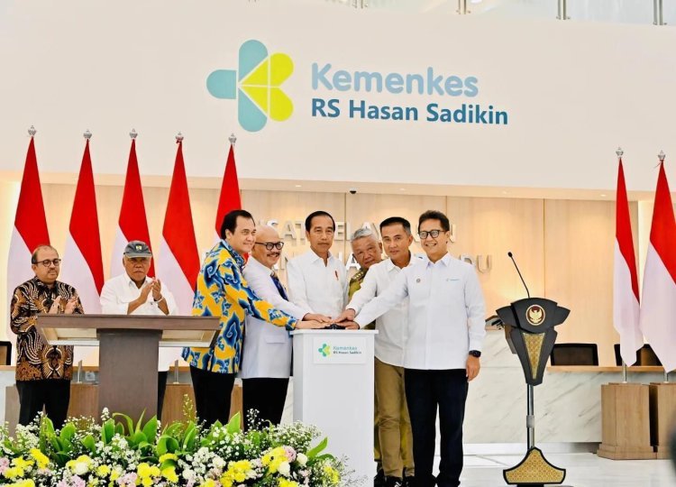 Presiden Jokowi Resmikan Gedung Pelayanan Kesehatan Ibu dan Anak di RSHS Bandung