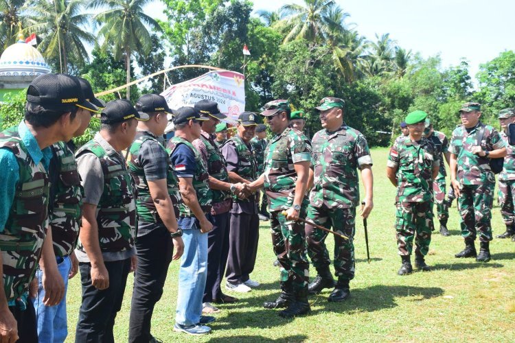 Pangdam XII/Tanjungpura Beri Apresiasi Kepada Anggota Satgas Pamtas RI-Malaysia Yonkav 12/BC