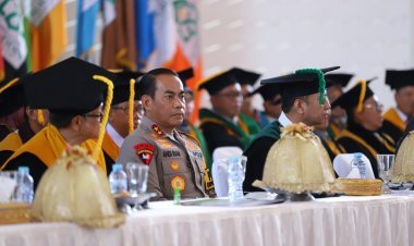 Kapolres Gowa Dampingi Kapolda Sulsel pada Acara PBAK Mahasiswa Baru UIN Alauddin Makassar