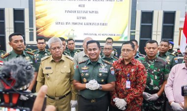 Sabu Seberat 16,8 Kilogram Kembali Diserahkan Pangdam XII/Tpr Kepada Kepala BNNP Kalbar