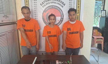 Polres Simalungun Polda Sumut Berhasil Amankan Tiga Tersangka Narkotika di Hotel Sundari
