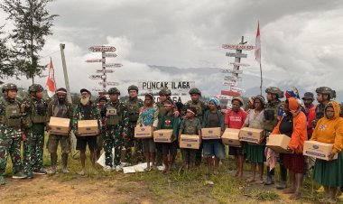 TK Eromaga Ringankan Beban Perekonomian Masyarakat Dengan Berbagi Sembako