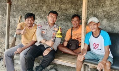 Bhabinkamtibmas Desa Pasir Gadung Gelar Program Polisi Peduli Pengangguran