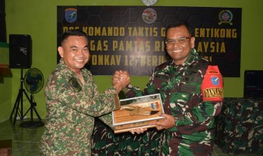 Syukuran Dan Doa Bersama Yonkav 12/BC di Perbatasan