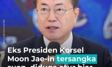 Eks Presiden Korea Selatan Moon Jae-in Jadi Tersangka Suap Terkait Pemberian Jabatan untuk Menantu