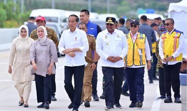 Presiden Jokowi Resmikan Empat Ruas Tol Sigli-Banda Aceh