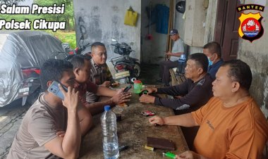 Polsek Cikupa Tingkatkan Kedekatan dengan Warga Lewat Sambang Bhabinkamtibmas di Desa Sukanagara