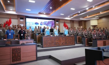 Penandatangan Pakta Integritas Awali Seleksi Sekolah dari Tamtama ke Bintara Polri di Polda Bali