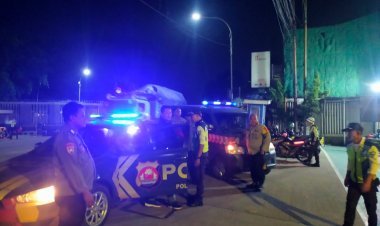 Kanit Reskrim IPTU H.Iwan Wahyudi  Pimpin Operasi Cipkon: Patroli Mobile Berantas Kejahatan