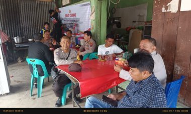 Polsek Tanah Jawa Gelar Jumat Curhat, Dengarkan Keluhan Warga Jelang Pemilukada