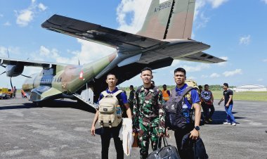 Dua Casis Prajurit TNI AU Berangkat ke Seleksi Pusat, Diantar Danlanud RSA Natuna