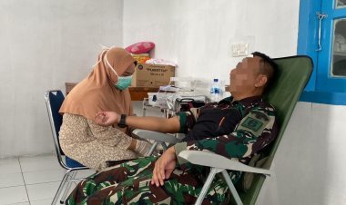 Baksos Donor Darah Marinir Habema Tambah Stok Darah Distrik Dekai