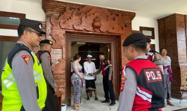 Cegah Gangguan di Tahapan Pilkada 2024  Satgas Preventif OMP Polres Bangli Gelar Patroli