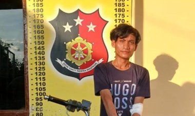 Unit Reskrim Polsek Perdagangan Berhasil Tangkap Pelaku Curanmor di Simalungun