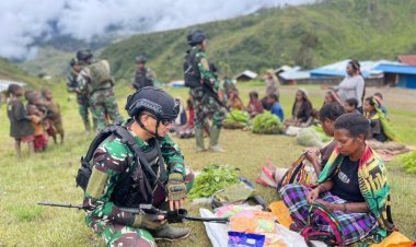 Tugas Pengamanan Papua Wujud TNI Laksanakan Inpres NO 9 Tahun 2020 Untuk Kesejahteraan Rakyat Papua