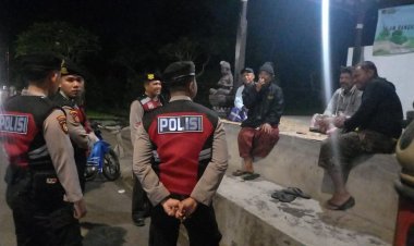 Jaga Situasi Tetap Kondusif menjelang Pemilukada 2024 Personil Sat Samapta Polres Bangli Tingkatkan penggelaran Blue Light dI malam hari
