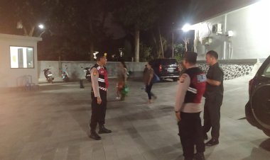 Antisipasi Kejahatan di Malam Hari, Personil Polsek Susut Melaksanakan Kegiatan Patroli Blue Light