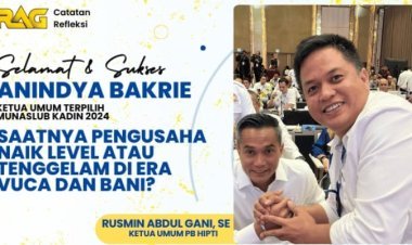 Dukungan Penuh Rusmin Abdul Gani kepada Anindya Bakrie Sebagai Ketum Kadin Baru