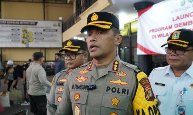 Tekan Kasus Curanmor, Polsek Metro Tamansari Lounching Launching Program Gembok Kamtibmas