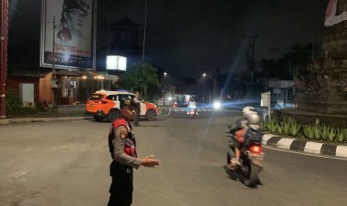 Sat Samapta Pergelaran Blue Light Randis R4 di Kota Bangli Demi Kenyamanan Dan Kelancaran Arus Lalu lintas