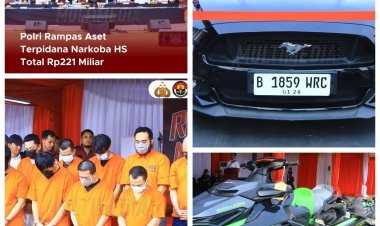 Polri Sita Aset Narkoba HS Senilai Rp221 Miliar dalam Kasus TPPU