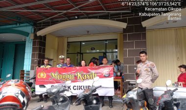 Kegiatan Pengamanan Kebaktian di GBI HOH Citra Raya Berjalan Lancar