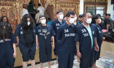 Polrestabes Semarang Tetapkan 10 Tersangka dalam Kasus Perjudian Kasino di Ruko Anjasmoro