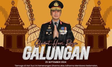 Kepala Divisi Humas Polri Ucapkan Selamat Hari Raya Galungan
