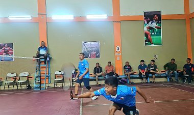 Turnamen Badminton HUT ke-79 TNI di Natuna Resmi Dibuka
