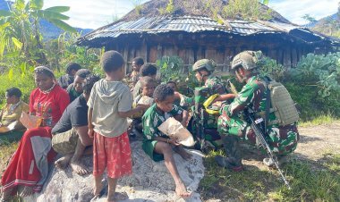 WARGA WULONI GEMBIRA SAMBUT KOMSOS HABEMA