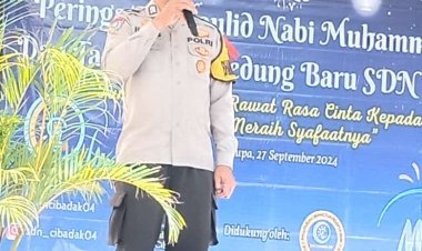 Peringatan Maulid Nabi di SDN 04 Desa Cibadak Berlangsung Khidmat