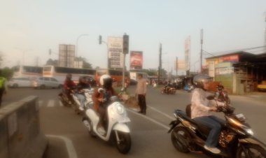 Laporan Kegiatan Protap Gatur Lalu Lintas Anggota Polsek Cikupa