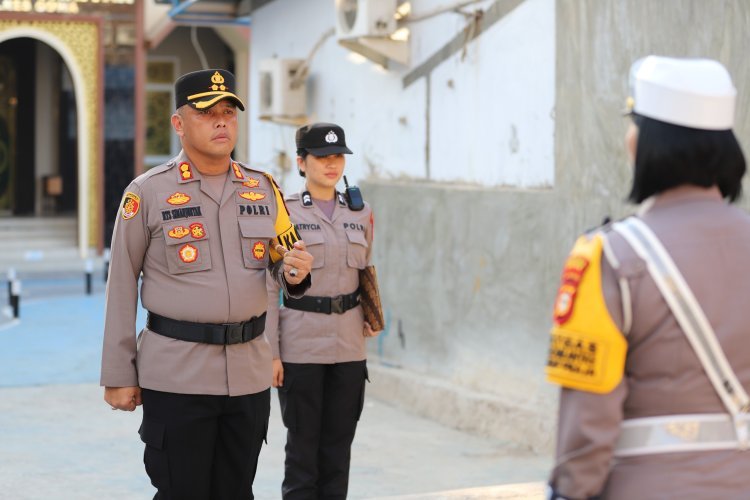 Polres Gowa Gelar Upacara Sertijab dan Kenaikan Pangkat Pengabdian