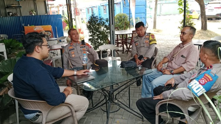 Kapolsek Cikupa AKP Johan Armando Utan Lakukan Kunjungan ke Manajemen Samanea Pasir Gadung