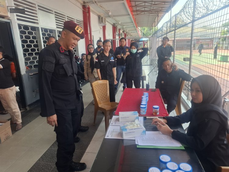 Rutan Kelas I Palembang Gelar Razia Gabungan