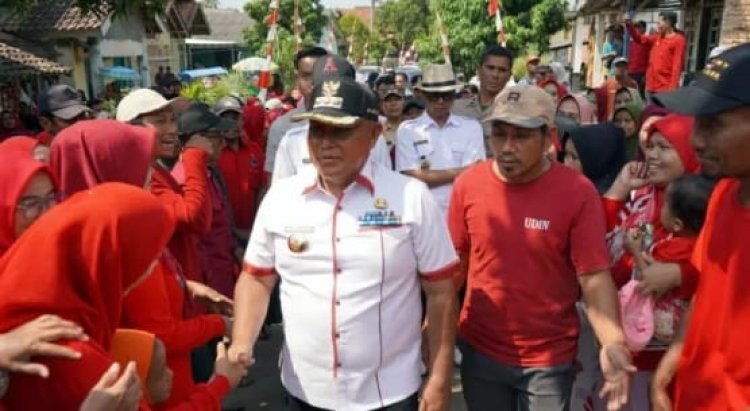 Giliran Jalan Desa Baru Ranji Merbau Mataram Diperbaiki, Warga: Terima Kasih Pak Nanang