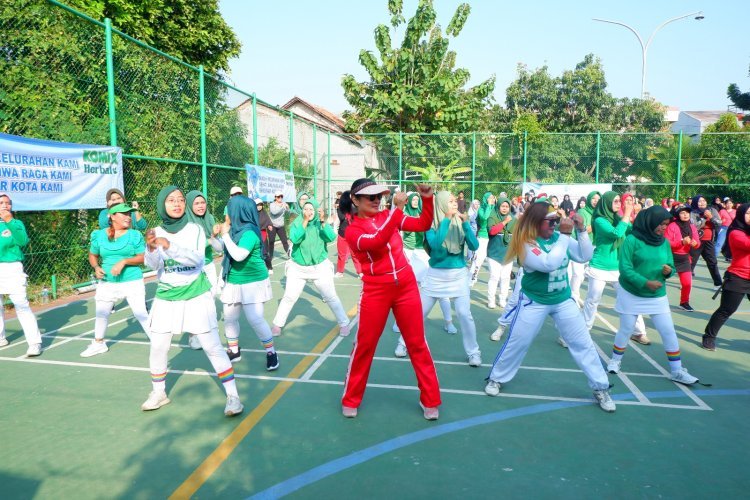 BNN Kota Tangerang Bersinergi dengan Kelurahan Cipondoh Makmur Gelar Senam Bersinar untuk Hidup Sehat dan Bersih dari Narkoba