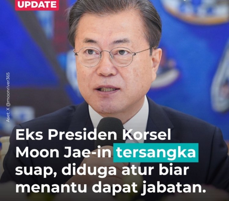 Eks Presiden Korea Selatan Moon Jae-in Jadi Tersangka Suap Terkait Pemberian Jabatan untuk Menantu