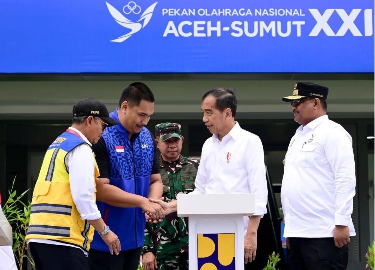 Presiden Jokowi Resmikan Renovasi dan Pembangunan Venue PON XXI di Aceh